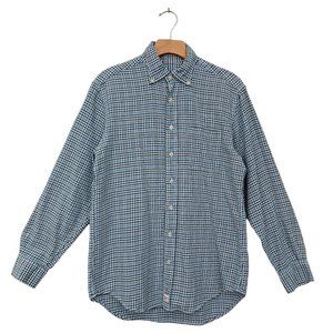 Vineyard Vines Murray Shirt Mens Small Blue Checked Long Sleeve 100% Cotton